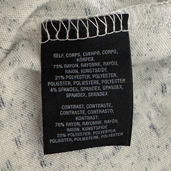 Anthropologie x Postmark Lassen Cowl Neck Blue Speckled Boho Sweater - Picture 6 of 9